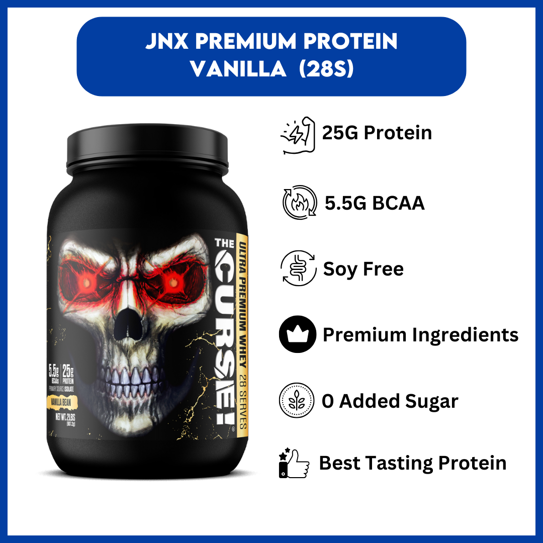 JNX Premium Whey Protein | 25g Protein | 0 Added Sugar | Soy Free