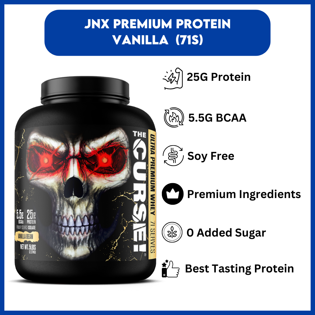 JNX Premium Whey Protein | 25g Protein | 0 Added Sugar | Soy Free