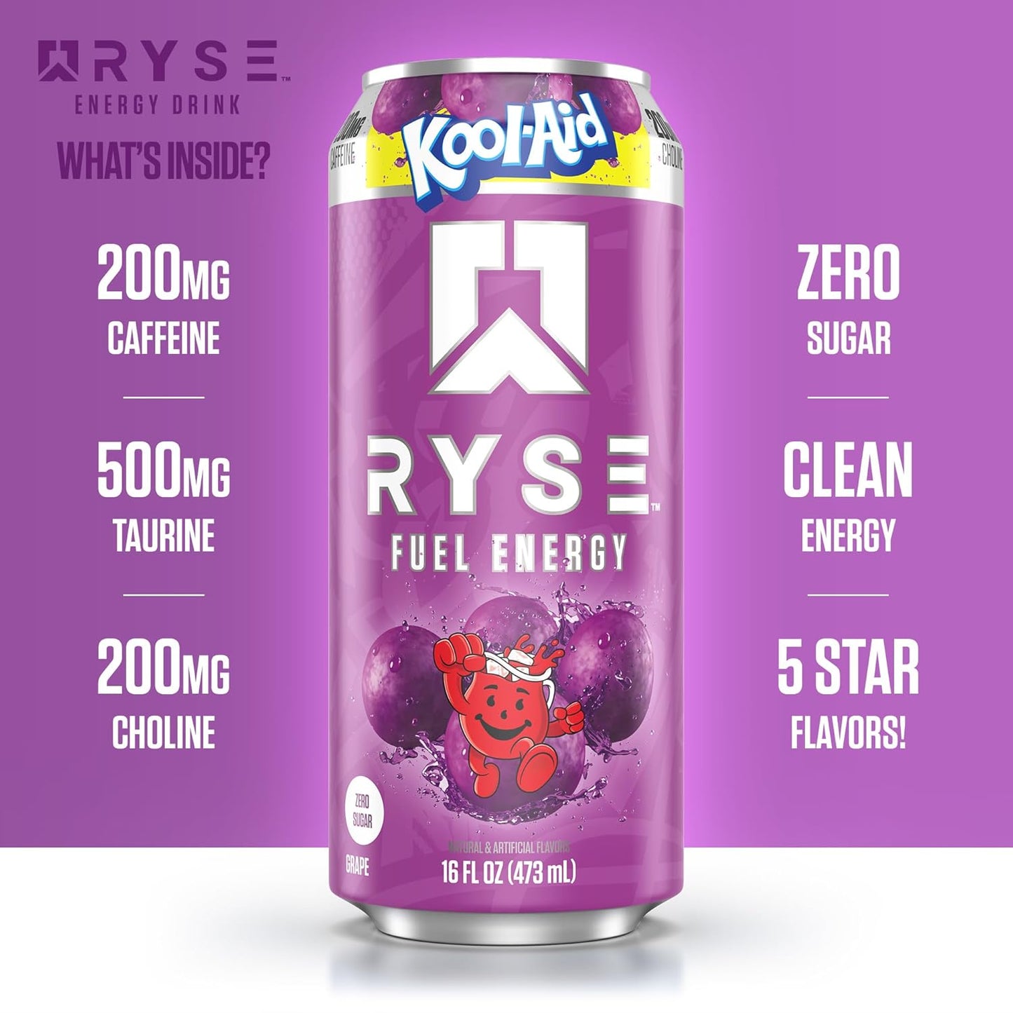 Ryse Fuel Energy Drinks 473ml (Case of 12) - Terminal Supply