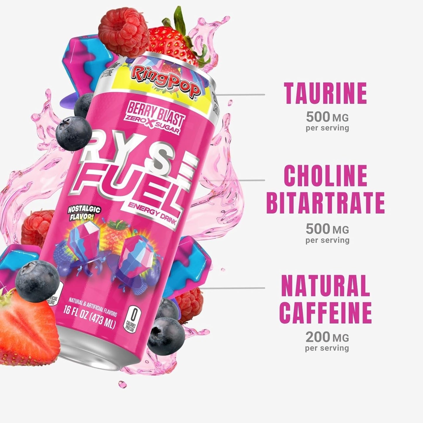 Ryse Fuel Energy Drinks 473ml (Case of 12) - Terminal Supply