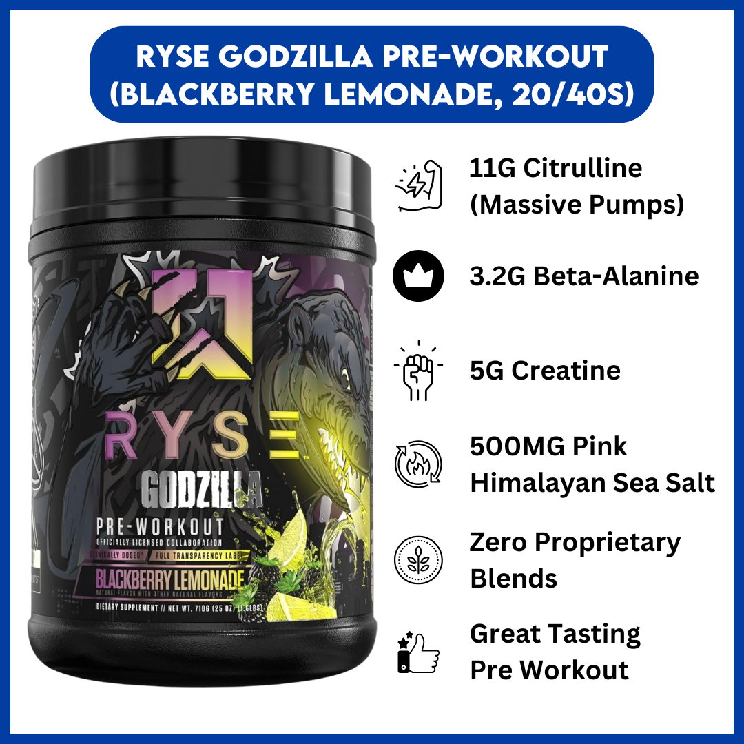 Ryse Godzilla Pre-Workout (International) - Terminal Supply