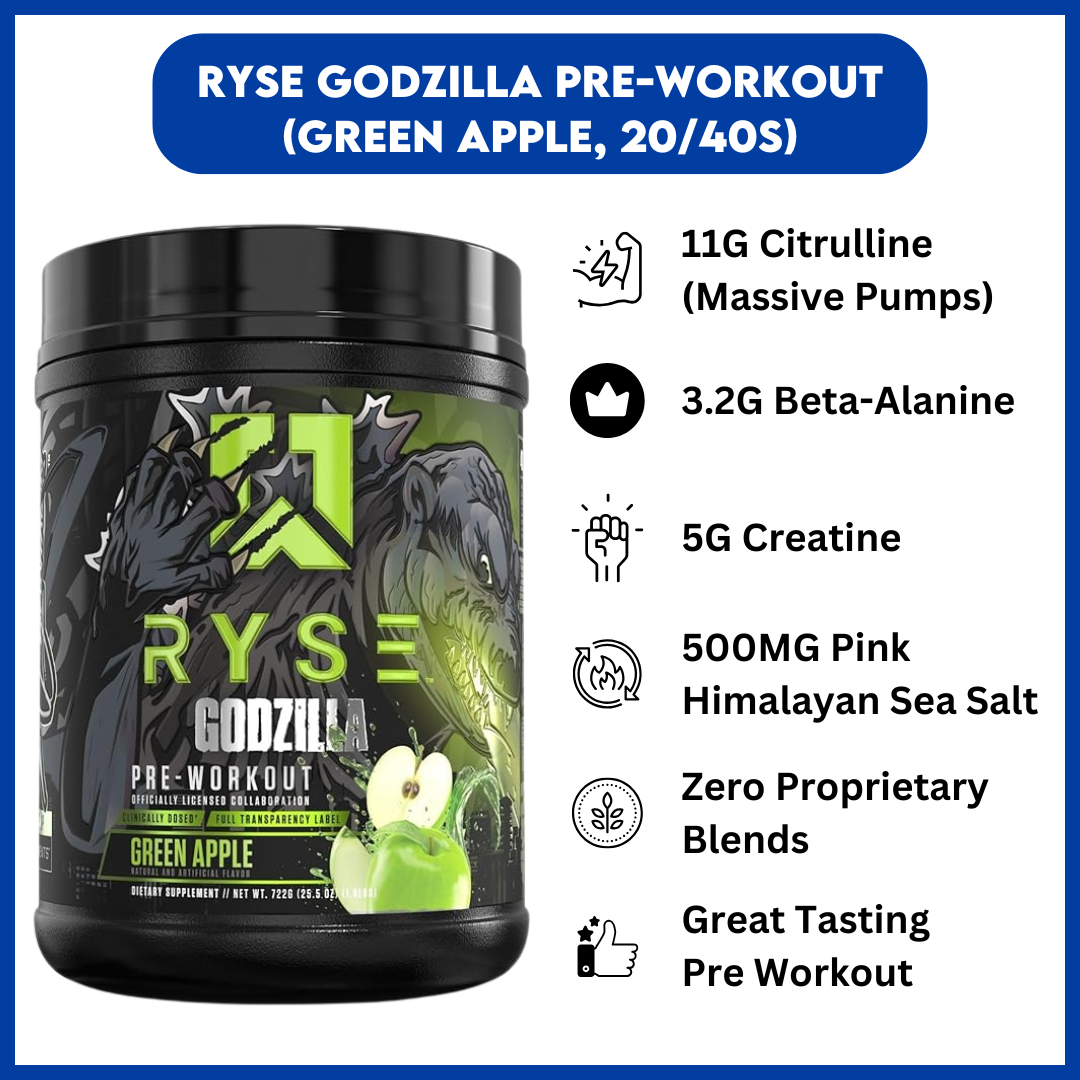 Ryse Godzilla Pre-Workout (International) - Terminal Supply