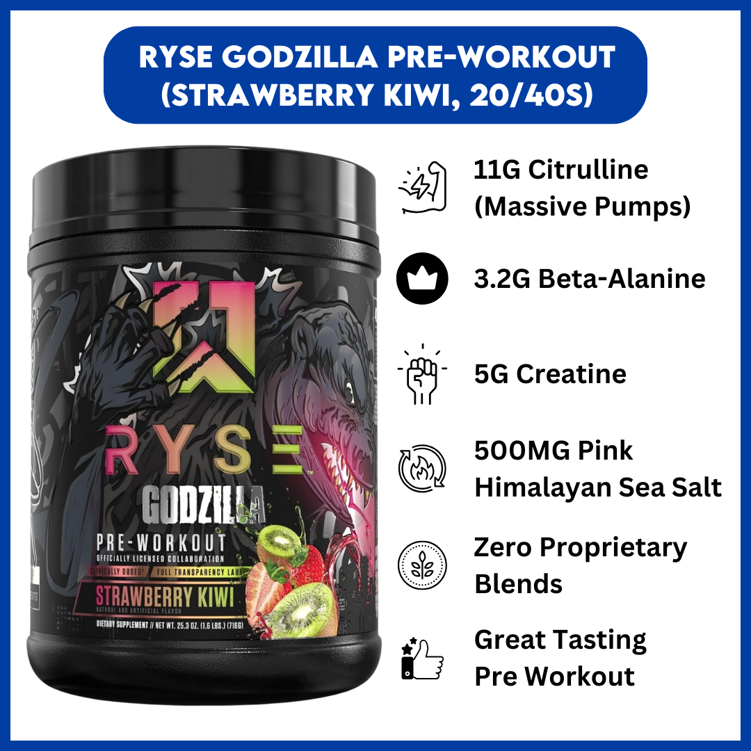 Ryse Godzilla Pre-Workout (International) - Terminal Supply