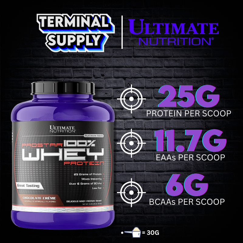 Ultimate Nutrition Prostar Whey Protein (2lb) - Terminal Supply