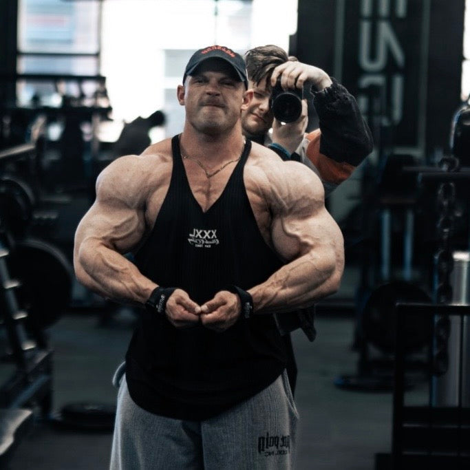 OG stringer Vest - Ribbed Black