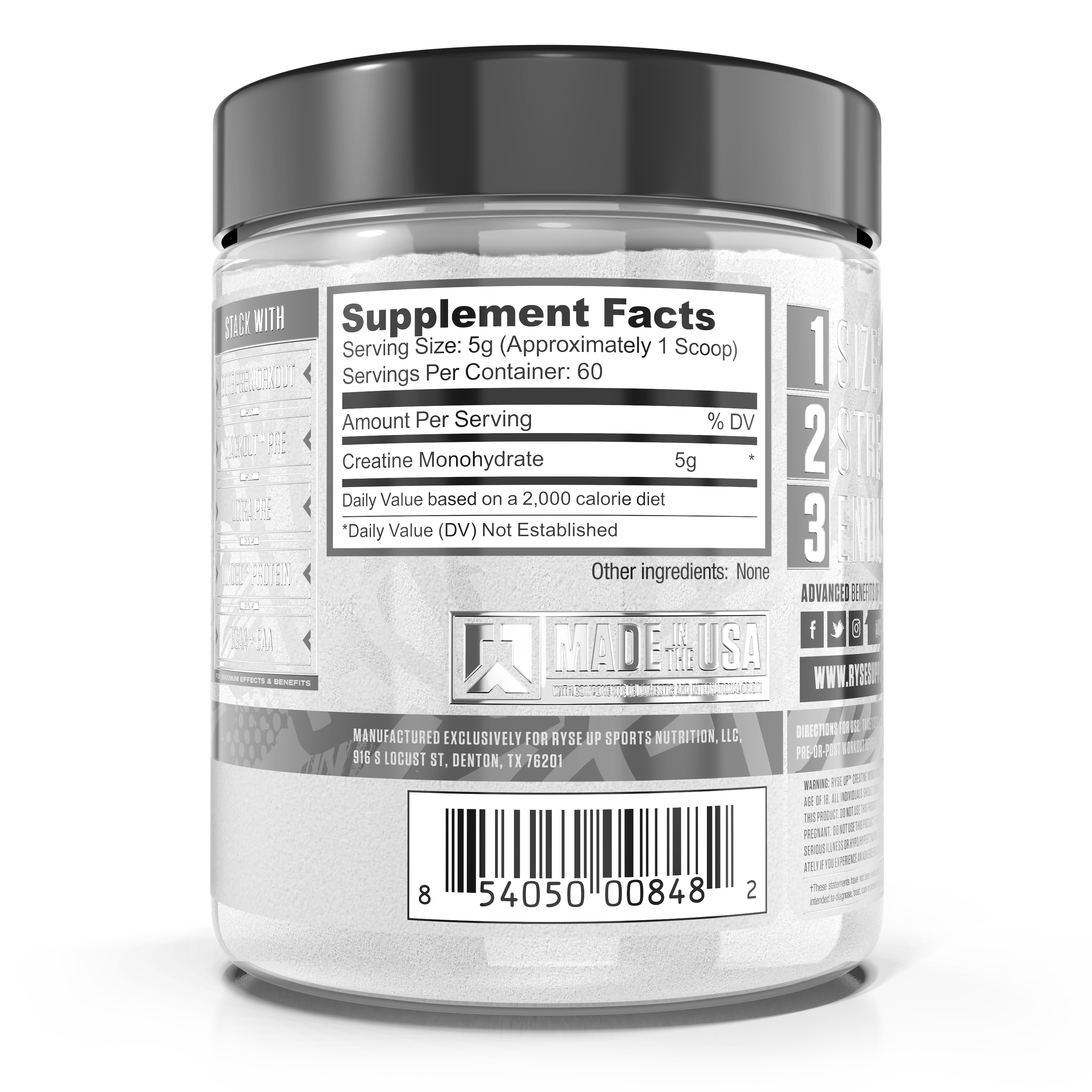 Ryse Creatine Monohydrate - Terminal Supply