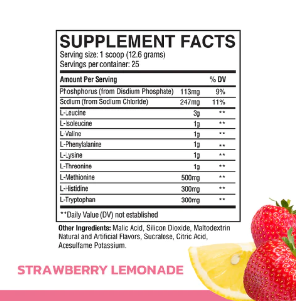 Raw Nutrition Essential Amino Acids (EAA) - Terminal Supply