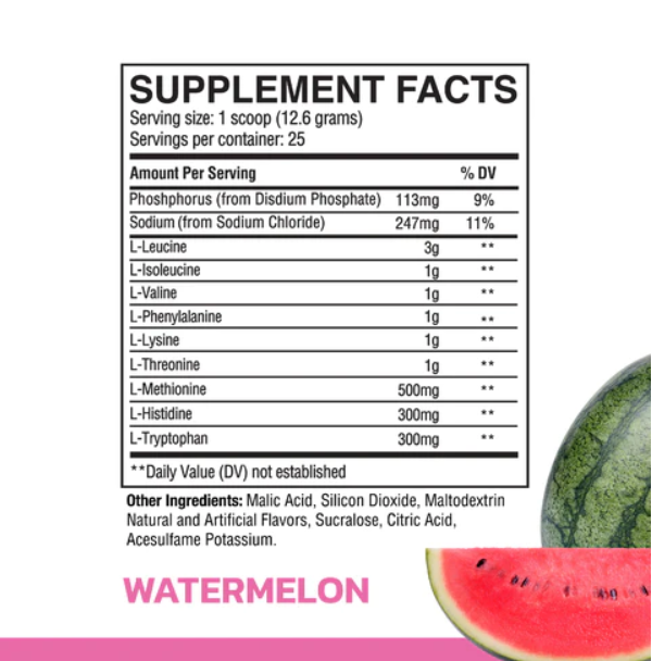 Raw Nutrition Essential Amino Acids (EAA) - Terminal Supply