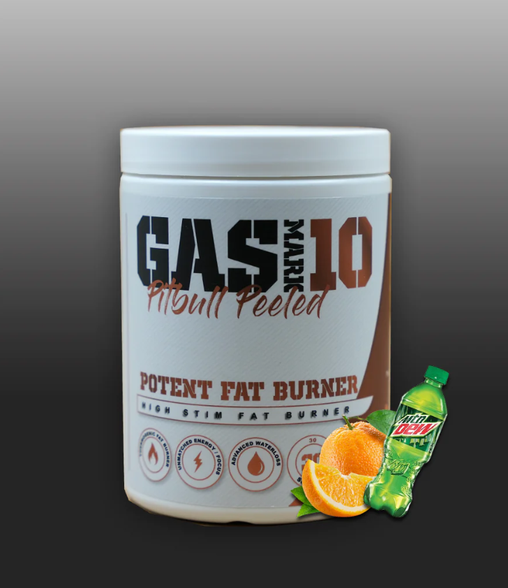 GasMark10 Pitbull Peeled High-Stim Fat Burner