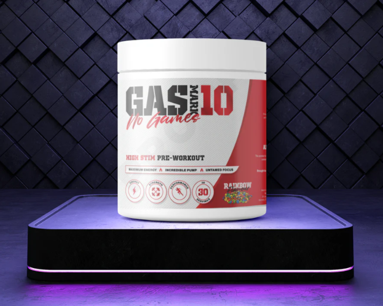 GasMark10 High Pump & Stim Pre Workout (30 Servings)