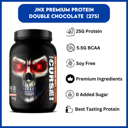 JNX Premium Whey Protein | 25g Protein | 0 Added Sugar | Soy Free