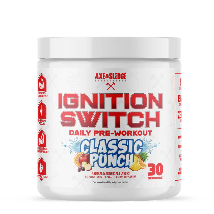 Axe & Sledge Ignition Switch Pre-Workout