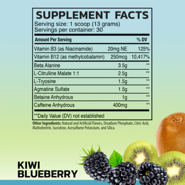 Raw Nutrition Pre Extreme (HIGH STIM)