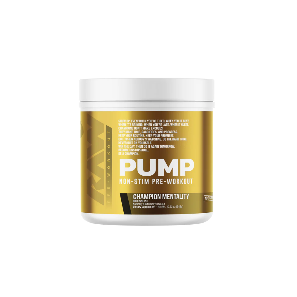 Raw Nutrition PUMP Pre-Workout (Non-Stim)