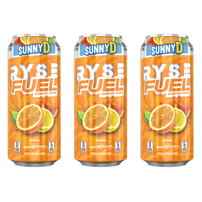 Ryse Fuel Energy Drinks 473ml (Bundle of 3 cans)