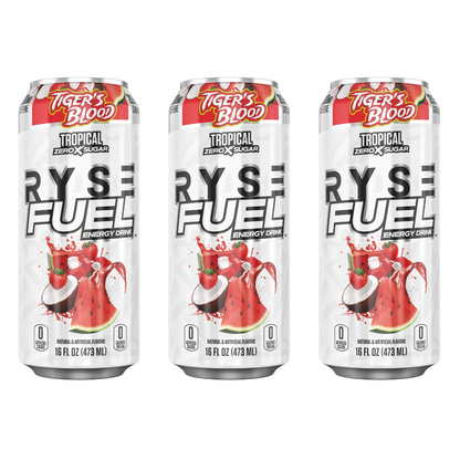 Ryse Fuel Energy Drinks 473ml (Bundle of 3 cans)