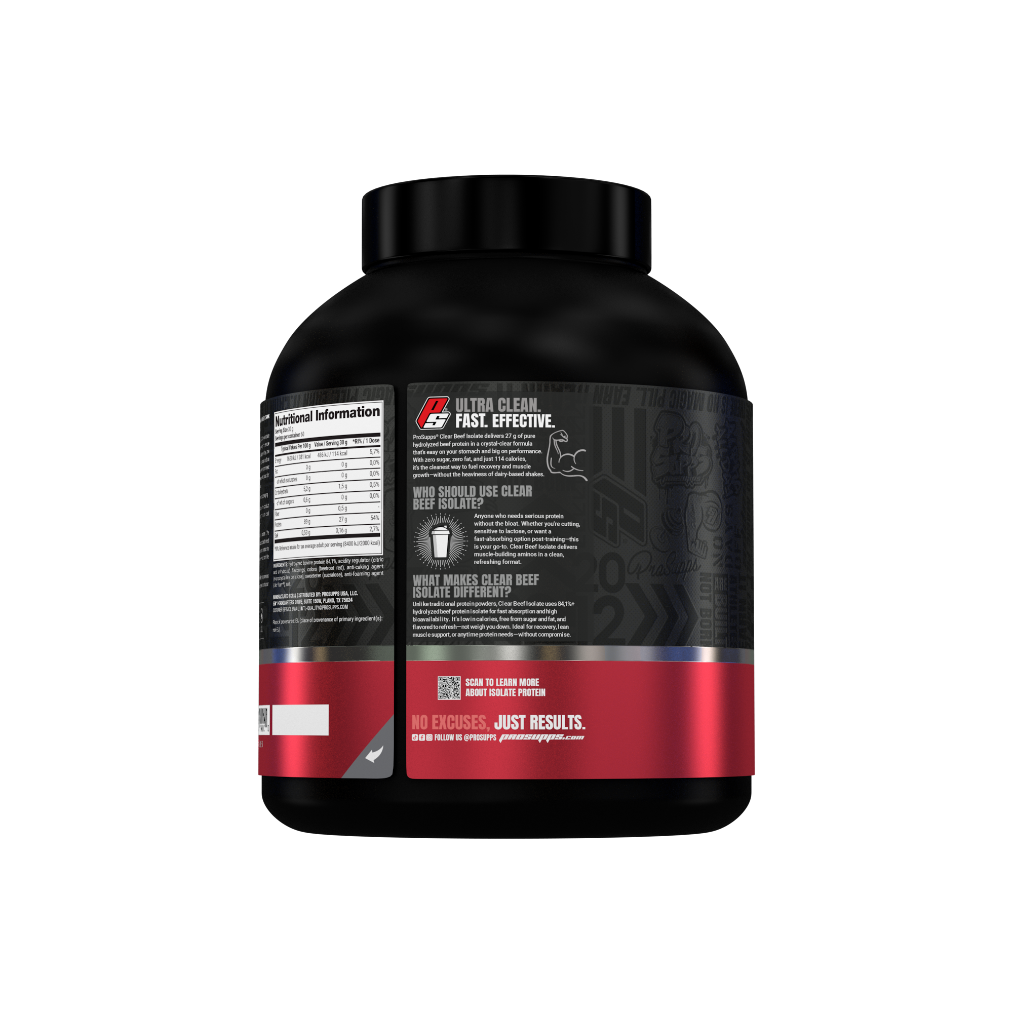Prosupps Clear Beef Isolate Protein (4LB)