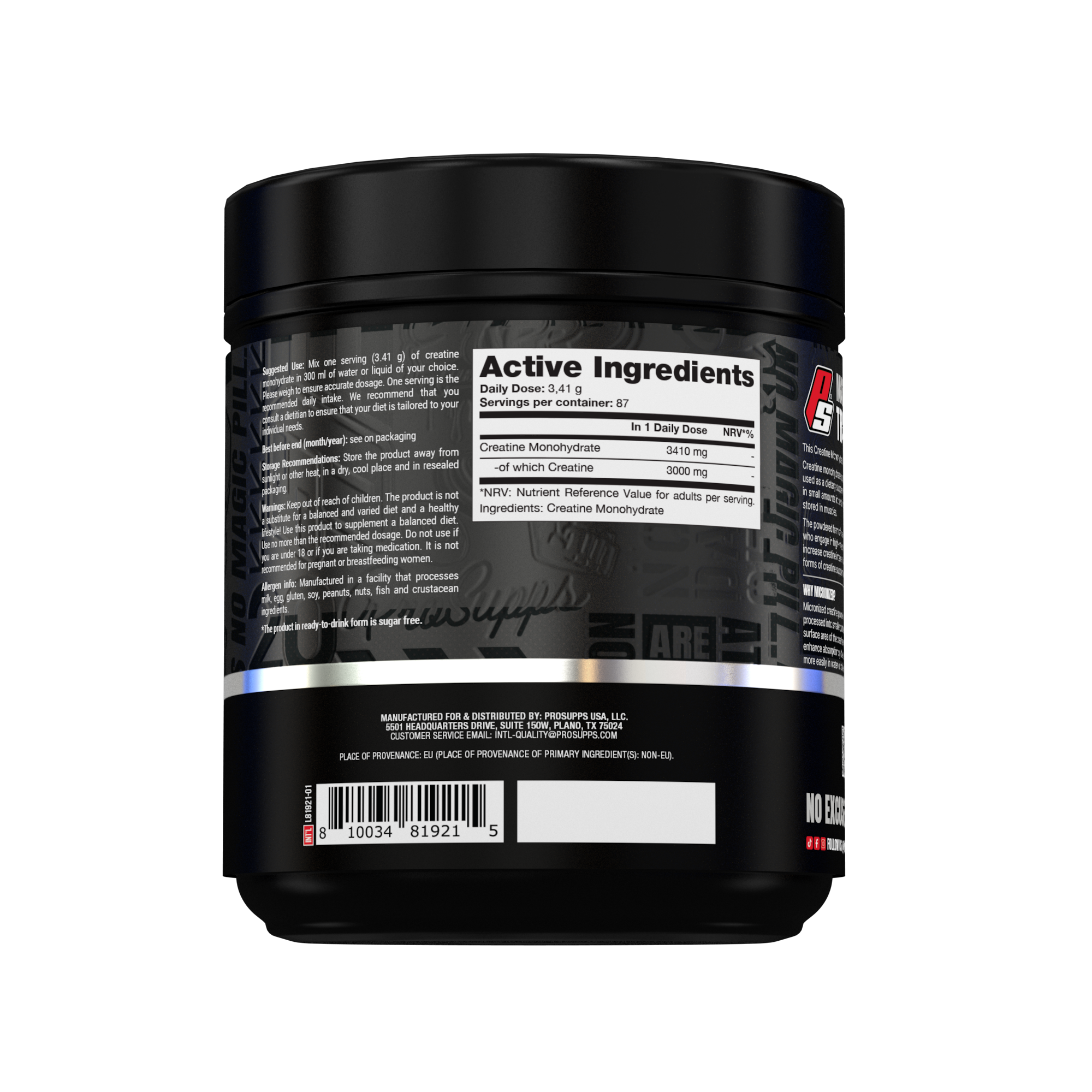 Prosupps Creatine Monohydrate